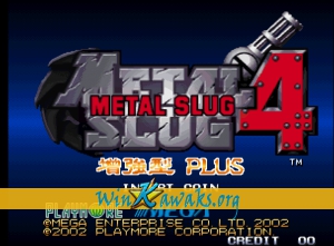 Metal Slug 4 Plus (hack)